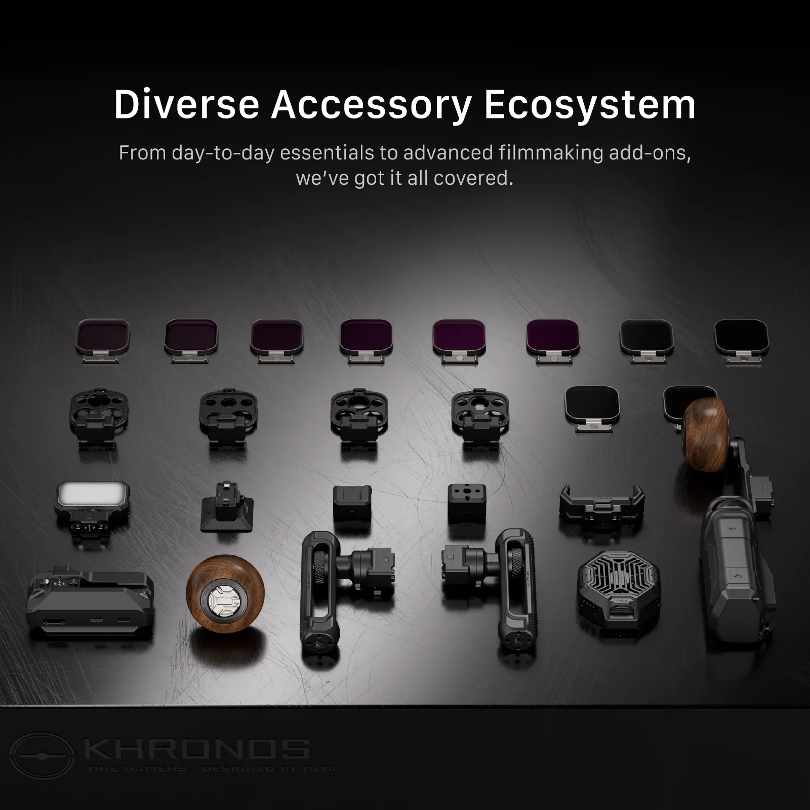 TILTA Khronos iPhone 16 Pro/Pro Max Cage Ecosystem Accessorise Mobile Video solutions For Quick Release Filter
