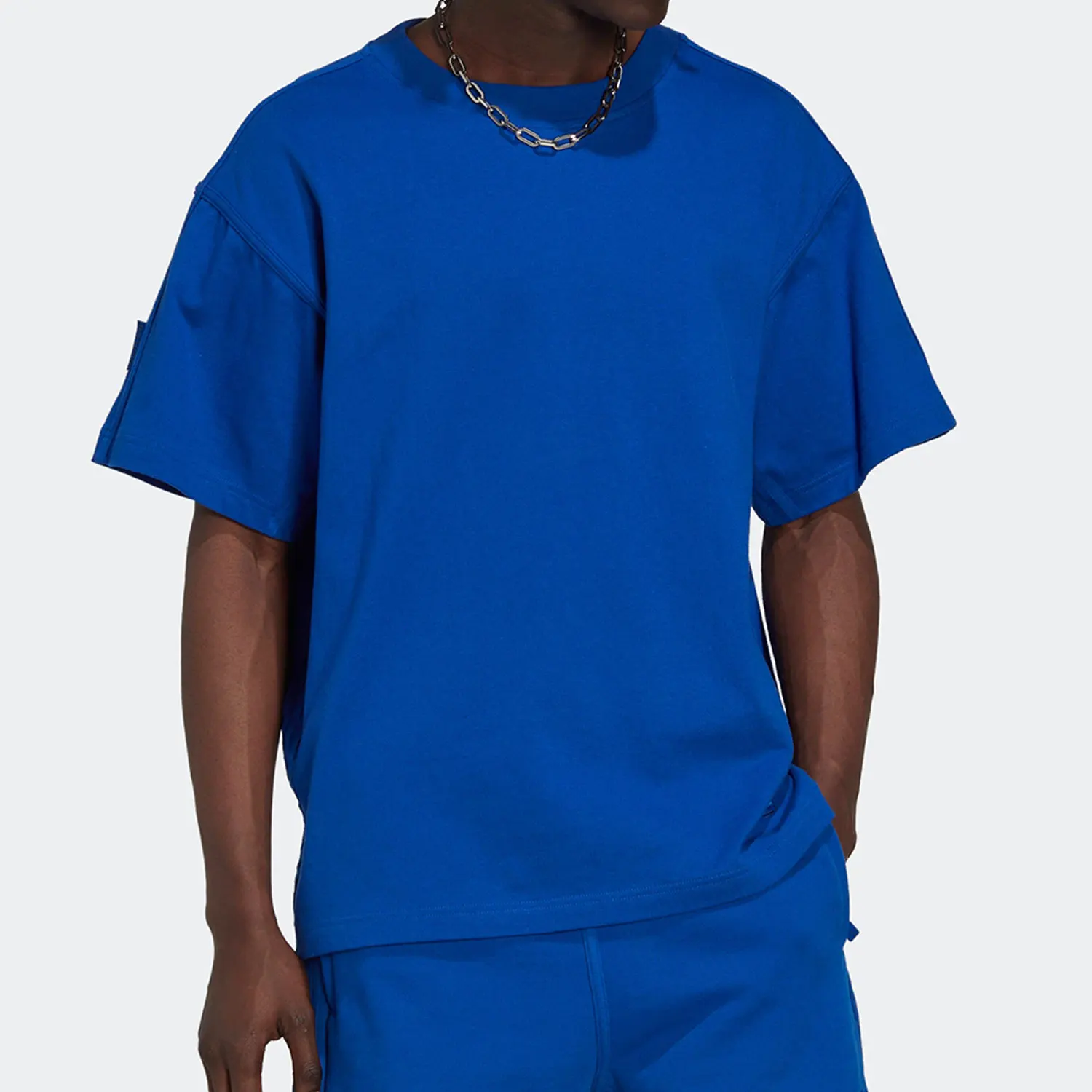 Adidas Authentic Three Leaves Men's Comfortable Casual Sports Short Sleeve T-Shirt HM5114