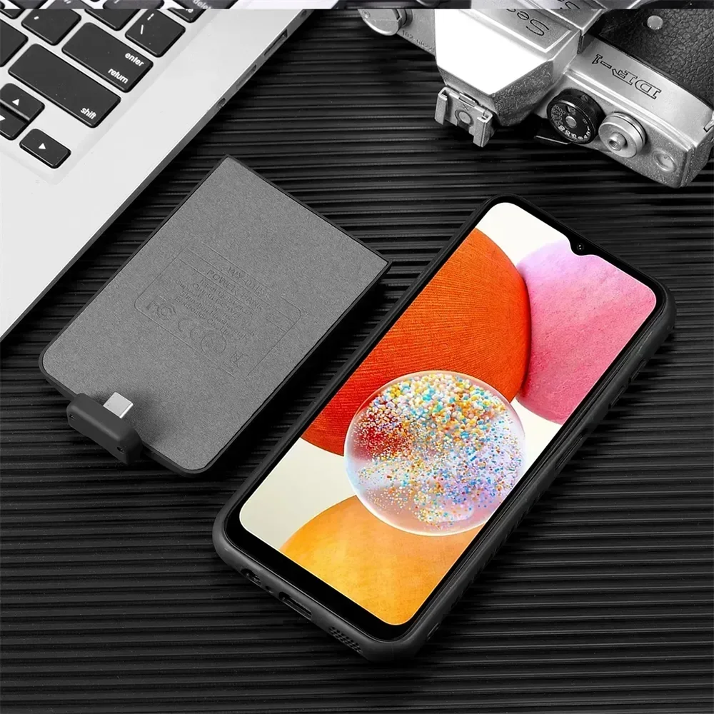 Чехол-зарядное устройство емкостью 5000 мАч для Samsung Galaxy A54 Power Case A54 5G Power Bank Чехол для телефона Samsung A54 Чехол с аккумулятором