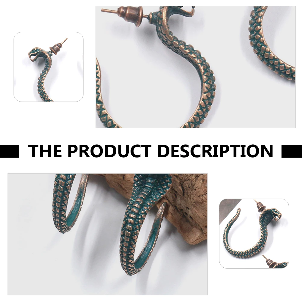 

2 Pcs Ear Accessories Earrings Fashion Studs Women Easy Wear Smooth Surface Creative Design Jewelry Alloy Iron