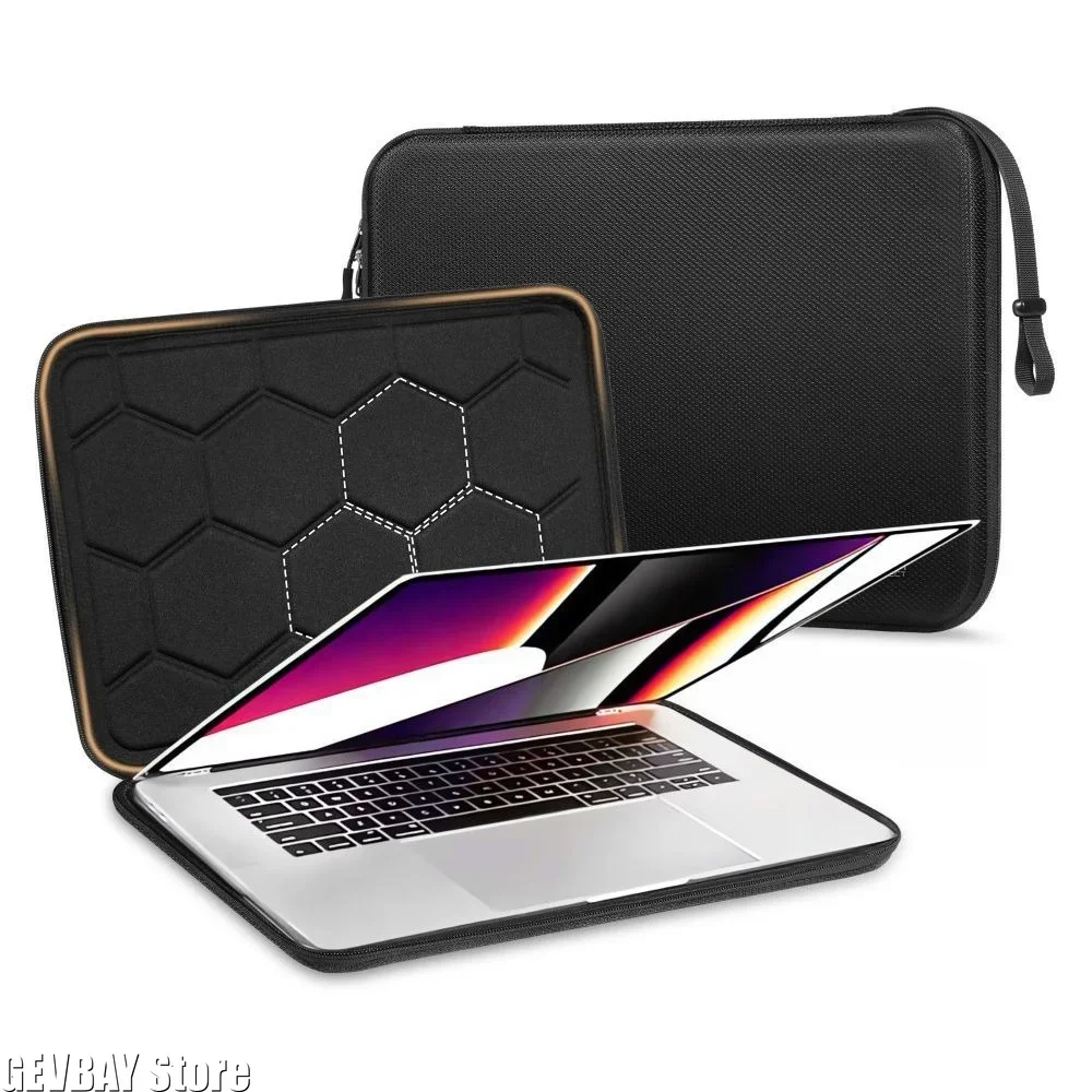 Shockproof Hard EVA Notebook Carrying Bag, 13/13.3/15.6/16in Laptop Sleeve Case For MacBook Air Lenovo HP ASUS Dell