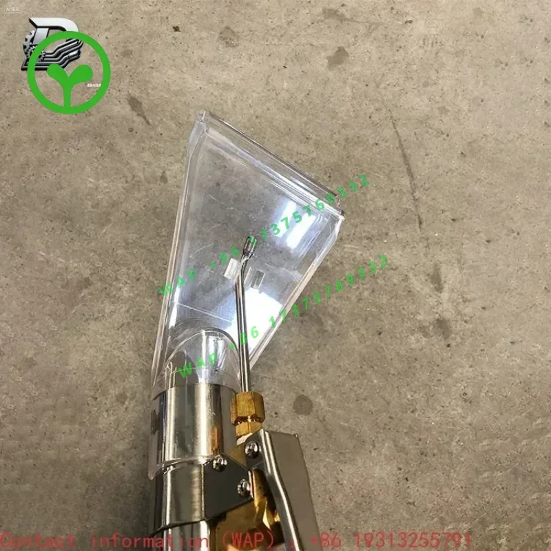 【From China】4'' High Quality Look Through Plastic Head With Inside Spray Function Upholstery Cleaning Detailing Wand