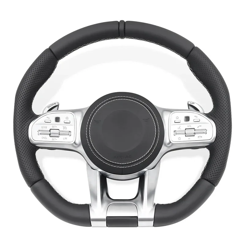 

For Mercedes Benz AMG C63 E63 E300 S63 S65 C200 W167 W167 W177 W190 W204 W205 C205 W206 W213 W212 W222 W221 Customized Steering