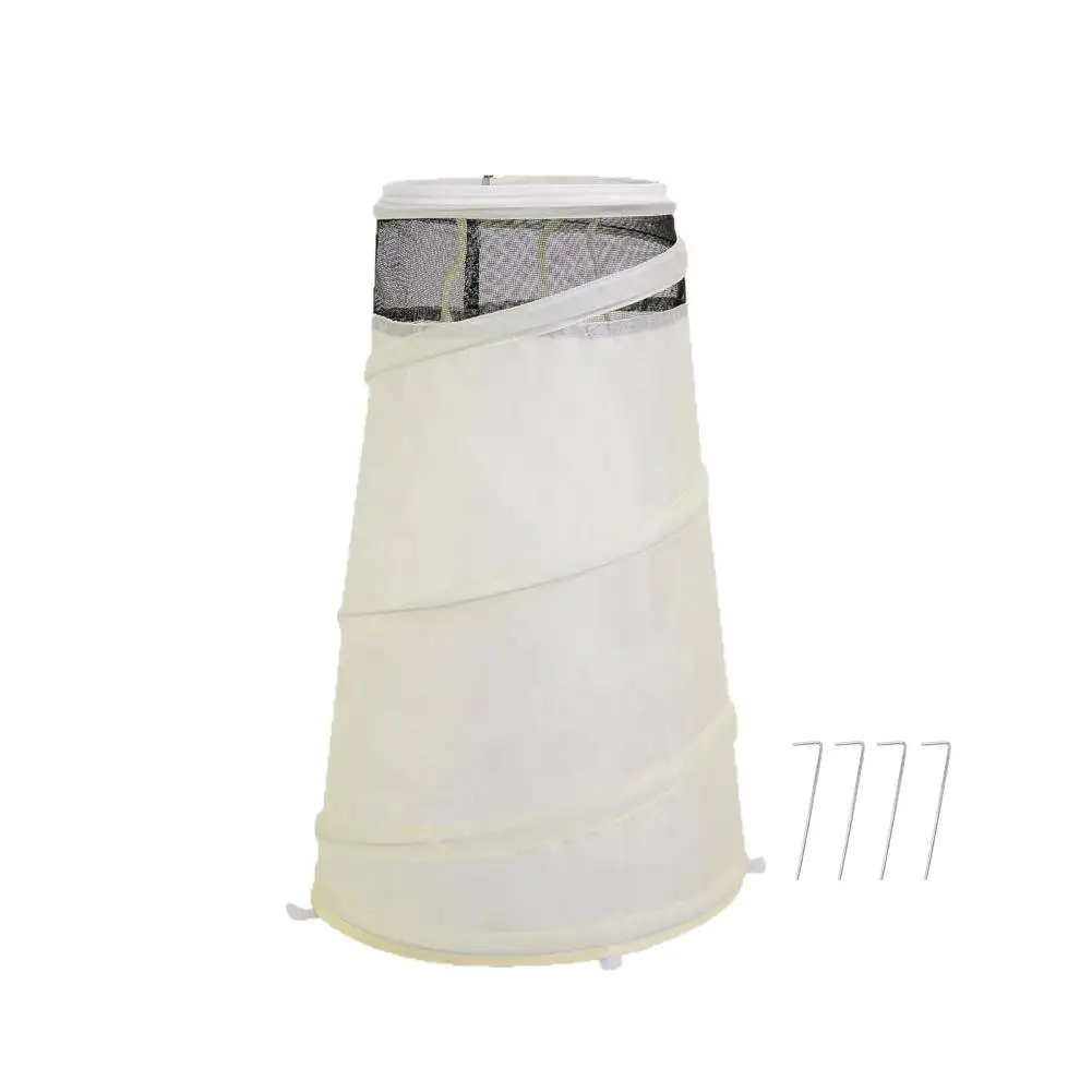 Winter Rose Protective Cover Winter Rose Collars for Frost Protection Pop-up Plant Protector Cones with Mesh Cover for Garden