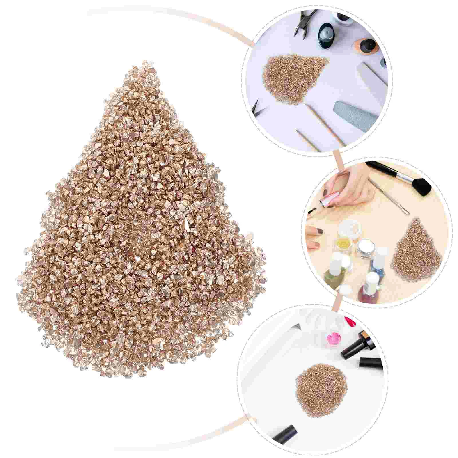 Nail Gravel Crushed Glass for Resin Crafting Filling Charmscrushed Lithops Fragments Decor Decors Supplies