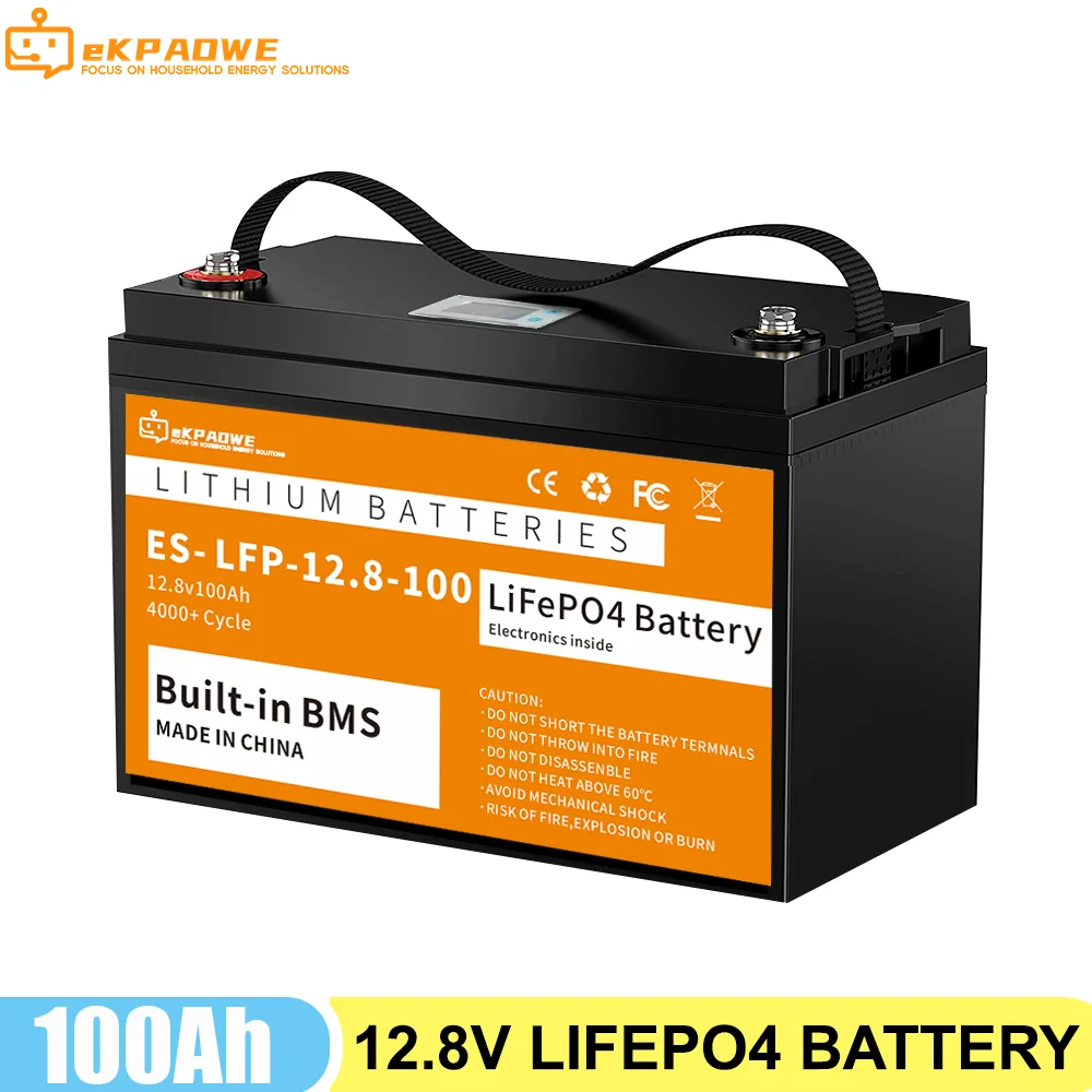 LiFePO4 Battery Pack 12V 24V 48V 100AH 200AH Lithium Iron Phosphate Battery for Boat/Car/Energy Storage System (Tax Free))