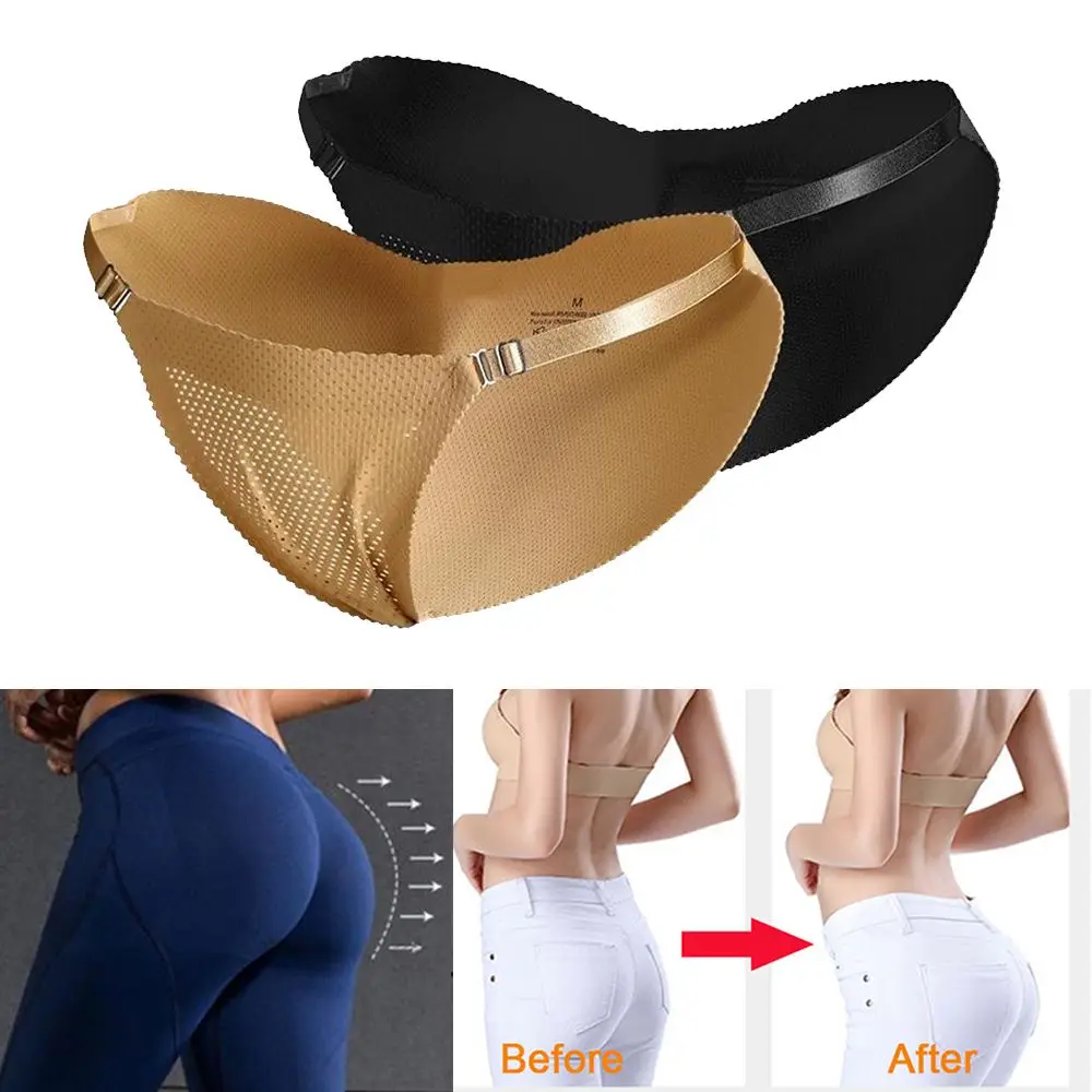 3D Push Up Women Sponge Padded Panties Butt Lifter Three-dimensional Buttocks Fake Ass Briefs Butt Hip Enhancer G-string