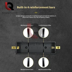 5Pcs 21700 18650 Battery Holder Storage Solder-free Spliced Battery Storage Box Power Bank Case DIY Splicable Battery Slot