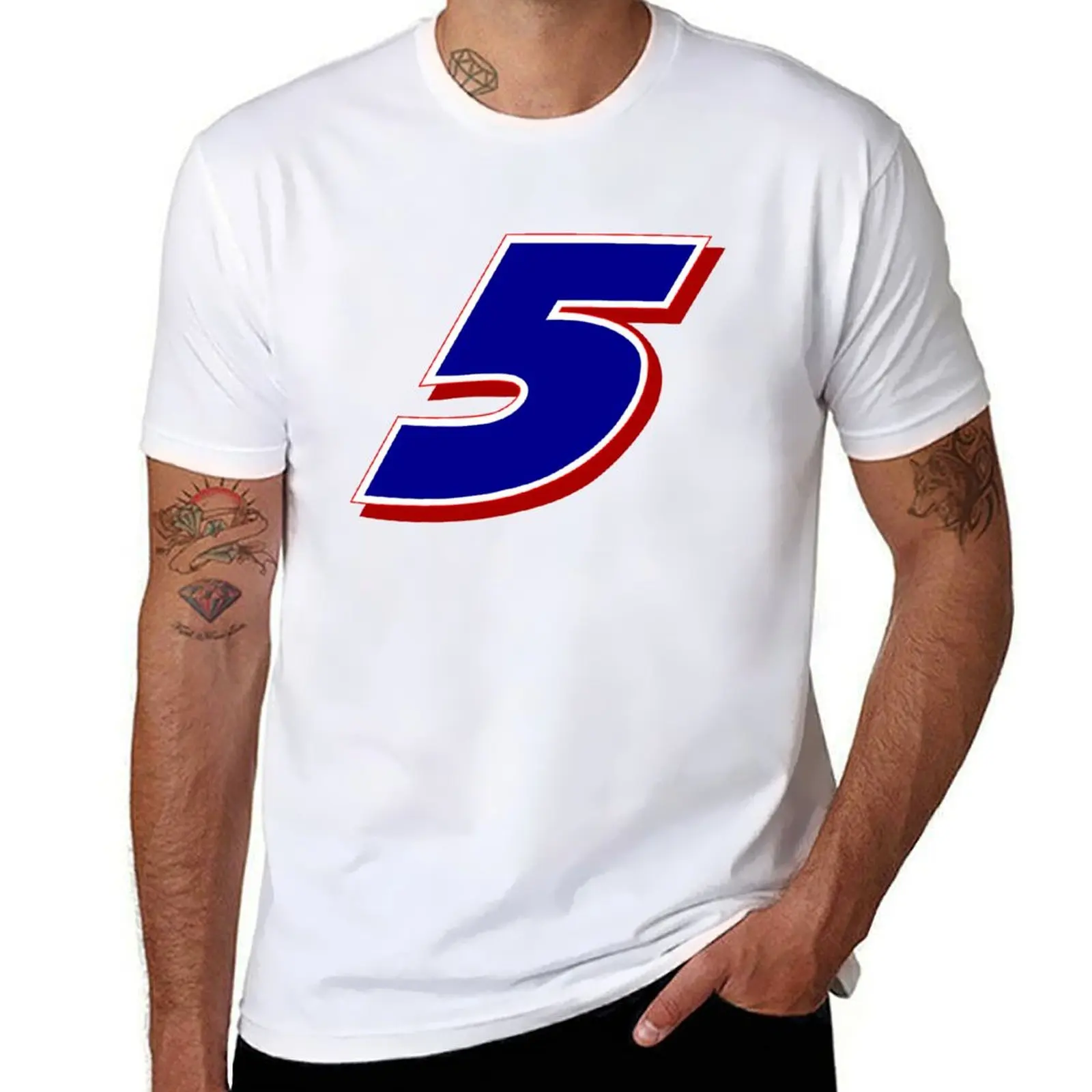 

Kyle Larson Racing #5 T-Shirt man t shirt luxury t shirts with prints cotton t shirts high quality T-shirt