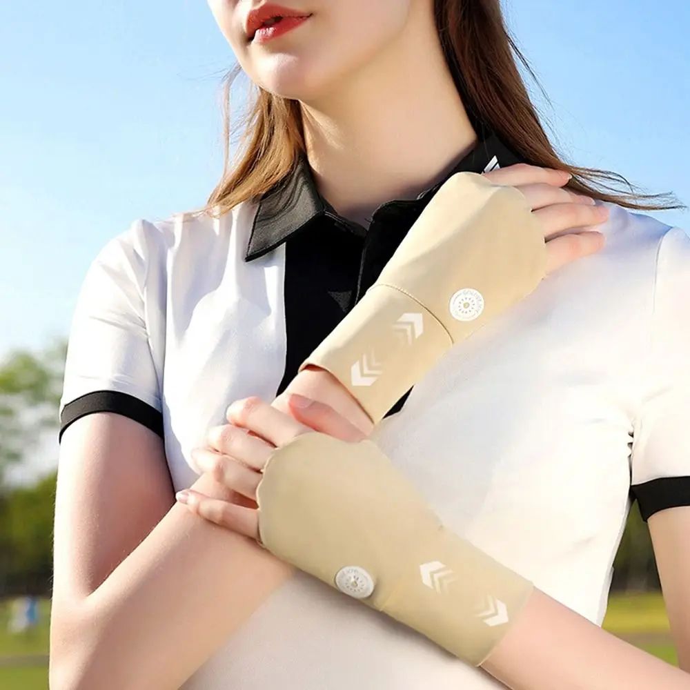 

Эластичные солнцезащитные перчатки с УФ-защитой, перчатки для полугольфа, дышащие крутые перчатки с открытыми пальцами, солнцезащитные перчатки для спорта на открытом воздухе