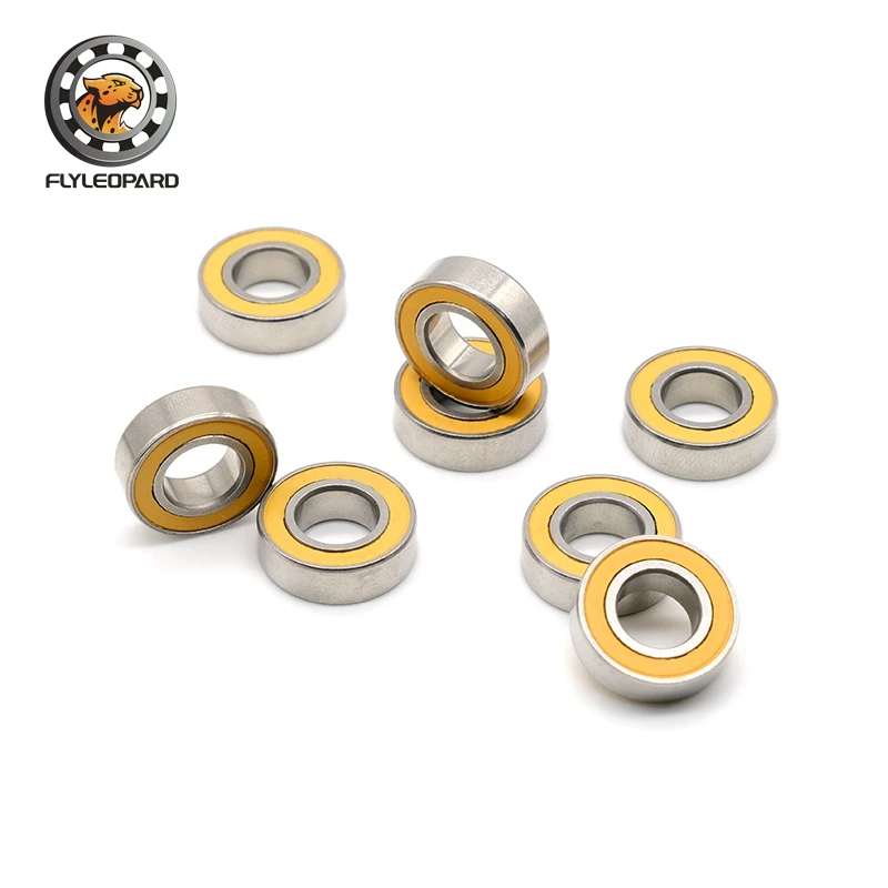 2PC S688 2RS CB łożysko 8x16x5mm ABEC-7 ze stali nierdzewnej hybrydowe łożysko ceramiczne S688 łożyska kulkowe 688