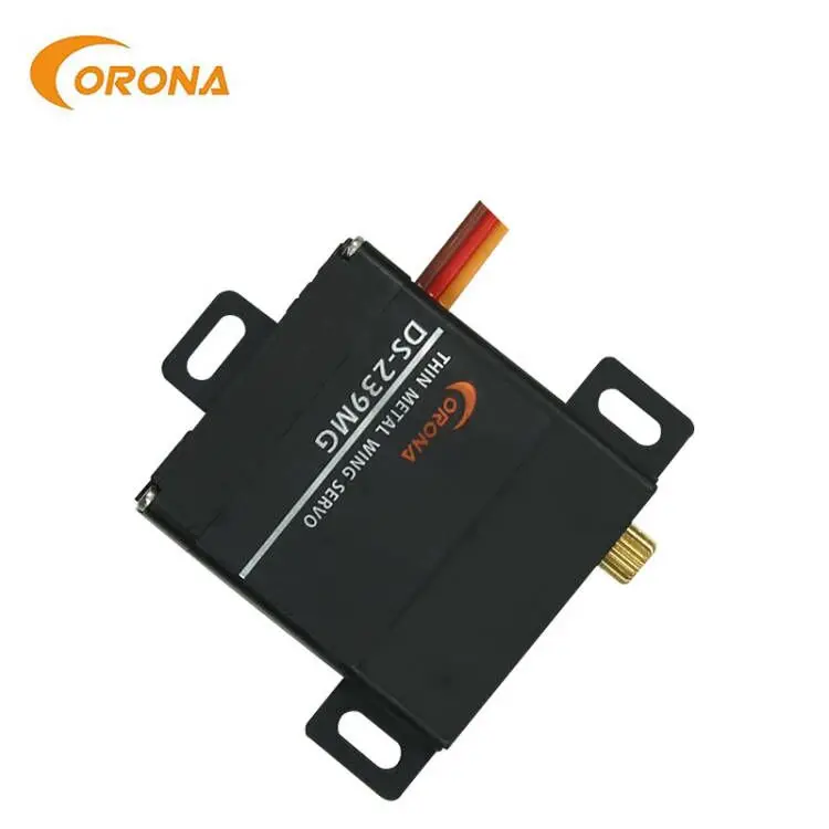 Corona DS-239MG 4.6kg 0.15sec 22g Digital Metal Gear Slim Wing Servo for RC Gliders Customized product