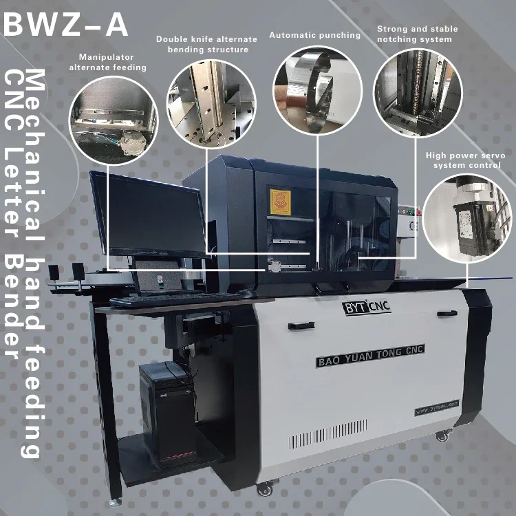 Automatic Profile Bending Machine for Aluminum & Stainless Steel Channel Letter Advertising Word Making Equipment