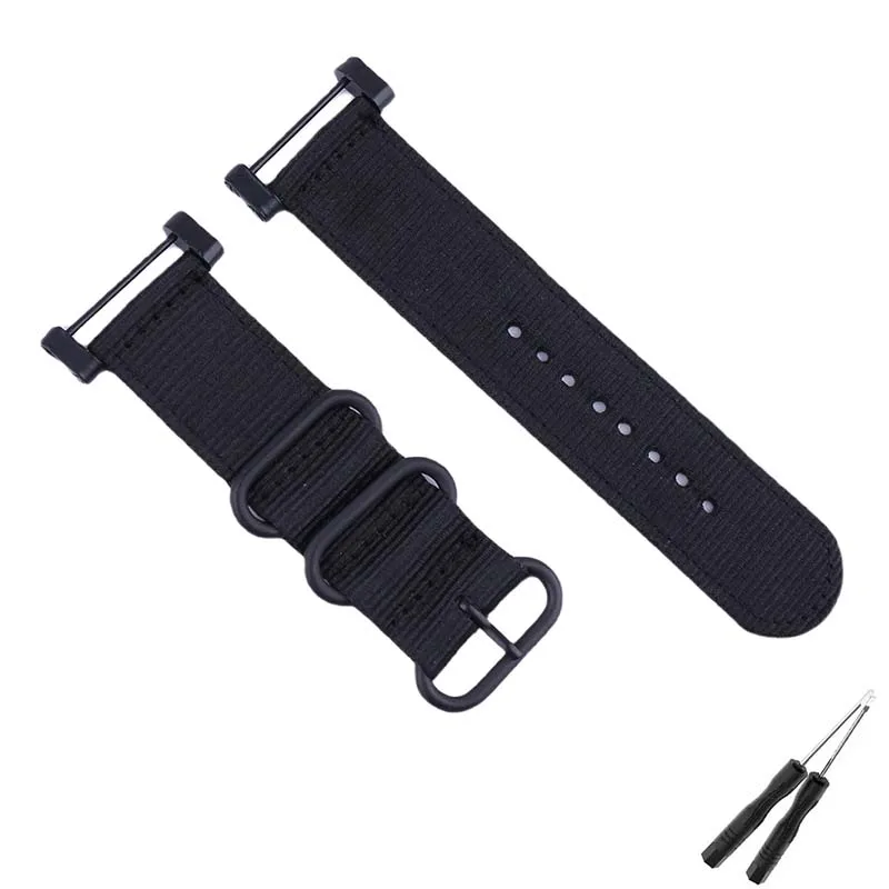 Accesorios de correa de reloj para hombre de 24mm compatibles con SUUNTO CORE correa de reloj de nailon serie Expeditions pulsera deportiva para mujer