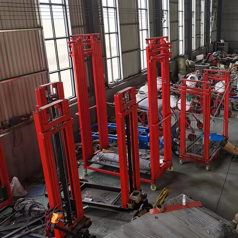 Electric Lifting Scaffold Building Walking Lifting Brick Electric Lifting Elevator Outdoor Elevator Is Stable
