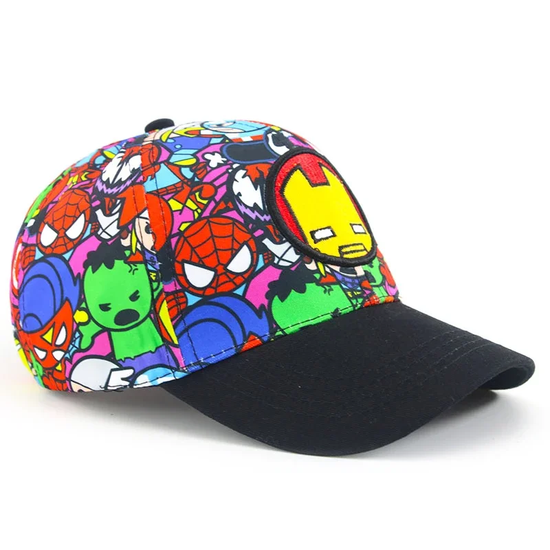 New Cartoon Disney Spiderman Cap For Kids Marvel Printing Baby Baseball Caps Boys Girls Hip Hop Sun Hats Spring Autumn Child Hat