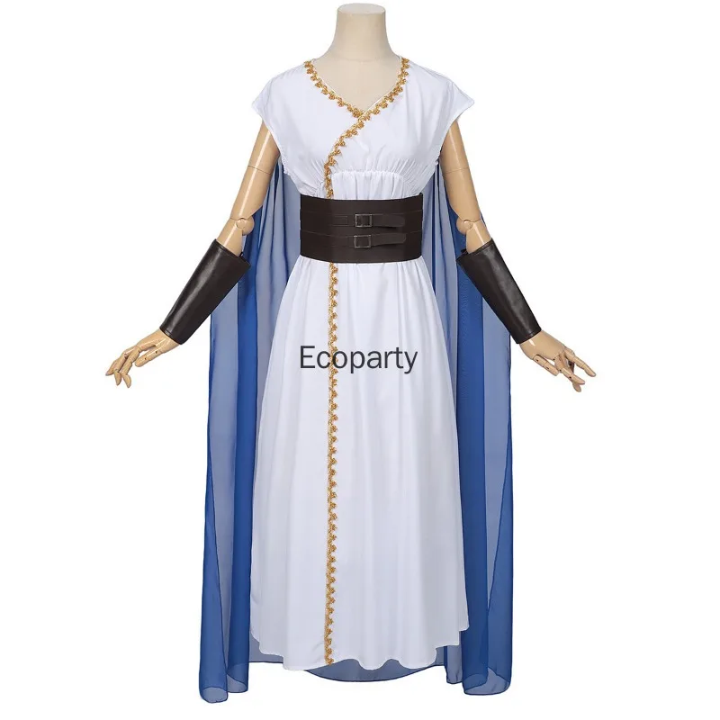 New Women Ancient Greek Moon Hunting Goddess Artemis Costume Medieval Princess Cosplay Dress Halloween Carnival Party Clothes view 3