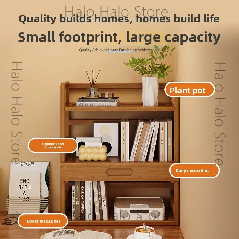 Desktop shelves Multi-layer home living room Multifunctional student table Storage cabinet