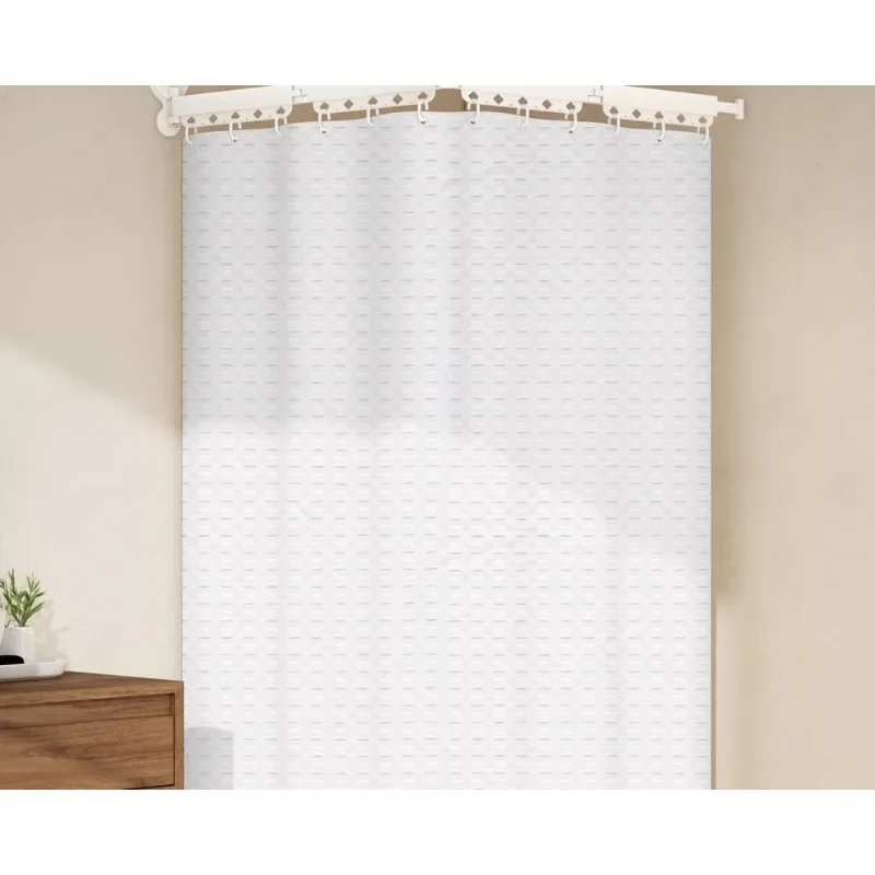 No Punching Waterproof Mildew-Proof Bathroom Invisible Partition Shower CurtainGoods in stock