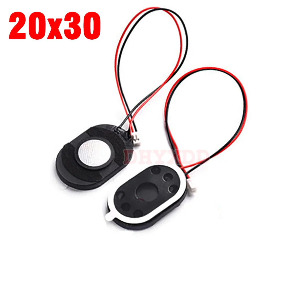 10pcs New 8ohm 1.5W Electronic Dog GPS Navigation Speaker 8R 1.5W 2030 20*30*4mm With Cable Terminal