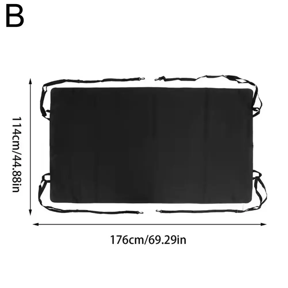 NEW High-end Waterproof RV Rear Barn Door Awning Cover 176/180*114cm Waterproof Sunshade Camping Trailer Awning UV Sun Blocker