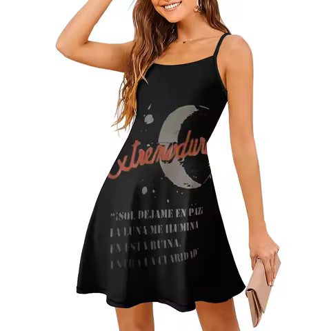 Fondo Extremoduro Women's Sling Dress Funny Graphic Exotic Woman's Clothing Nerd Parties The Dress