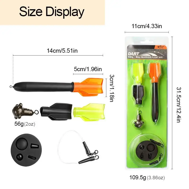 〔ODS13〕Fishing Marker Float Set Complete Fishing Tackle Accessories Kit Sturdy PVC Material For Carp And Sea Fishing Supplies - view 3