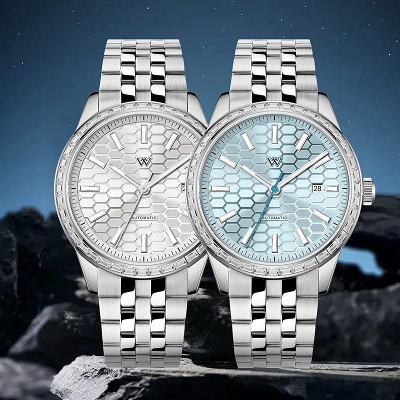 WM Watch Automatic Mechanical Watches Miyota 8215  Water Resistant Classic Casual Business Man Watch Welly Merck Watch WM245M