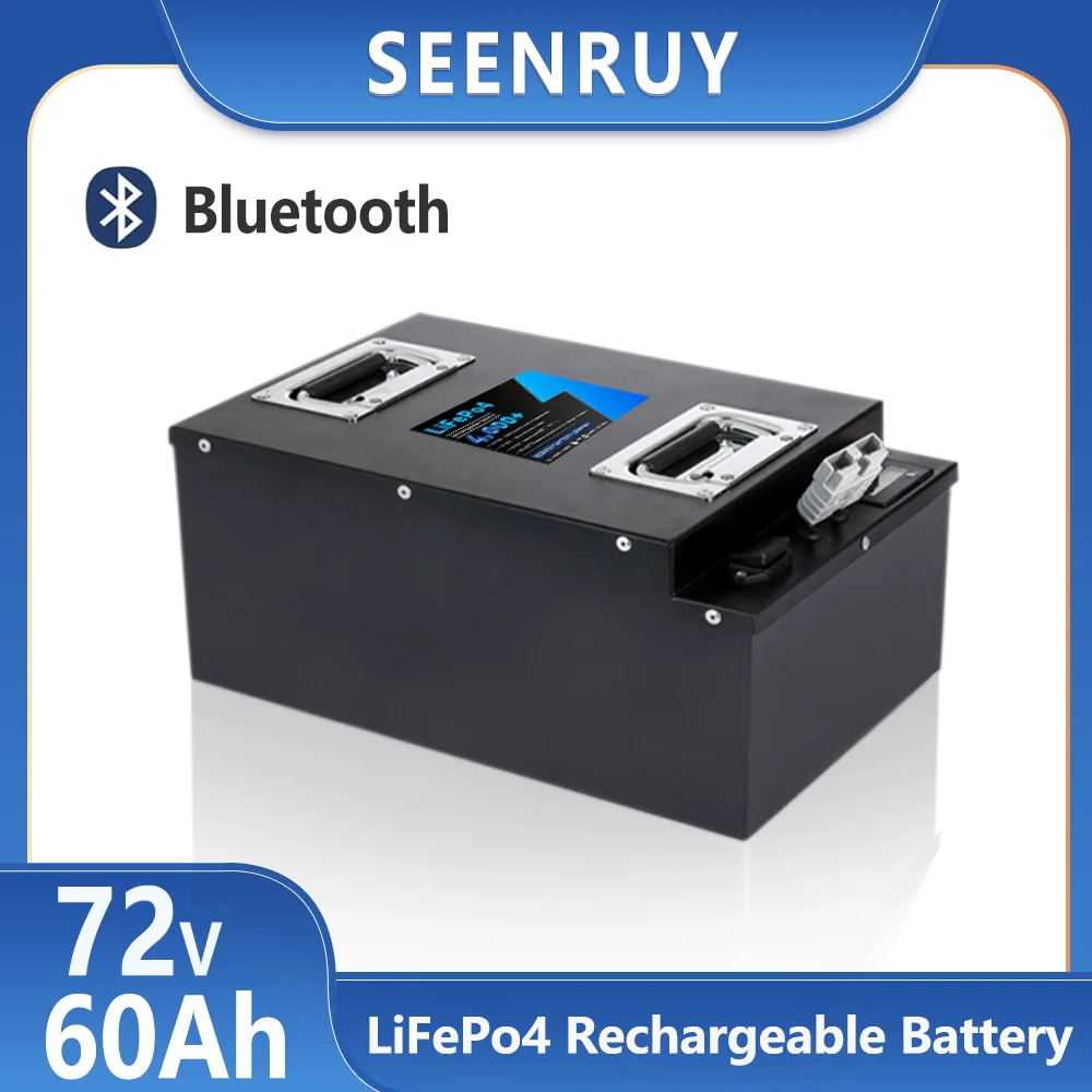 

72v 60AH lifepo4 Built in 50A 80A 100A BMS Lithium Iron Phosphate Battery Perfect For Quadricycle Tricycle Motorcycle golf car