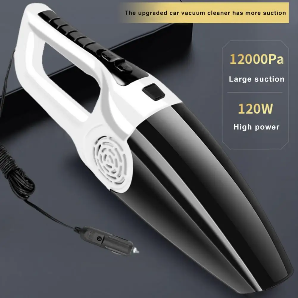 New Cordless Handheld Car Vacuum Cleaner 12000Pa Strong Suction Rechargeable Small Portable Car Vacuum Cleaner