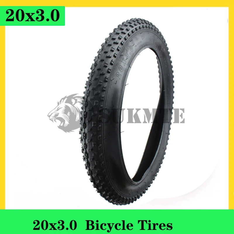 2 Pack 20x3.0 Fat Bike Tires With Tubes – Electric Bike Tire Set For 20-Inch Wheels By Meghna