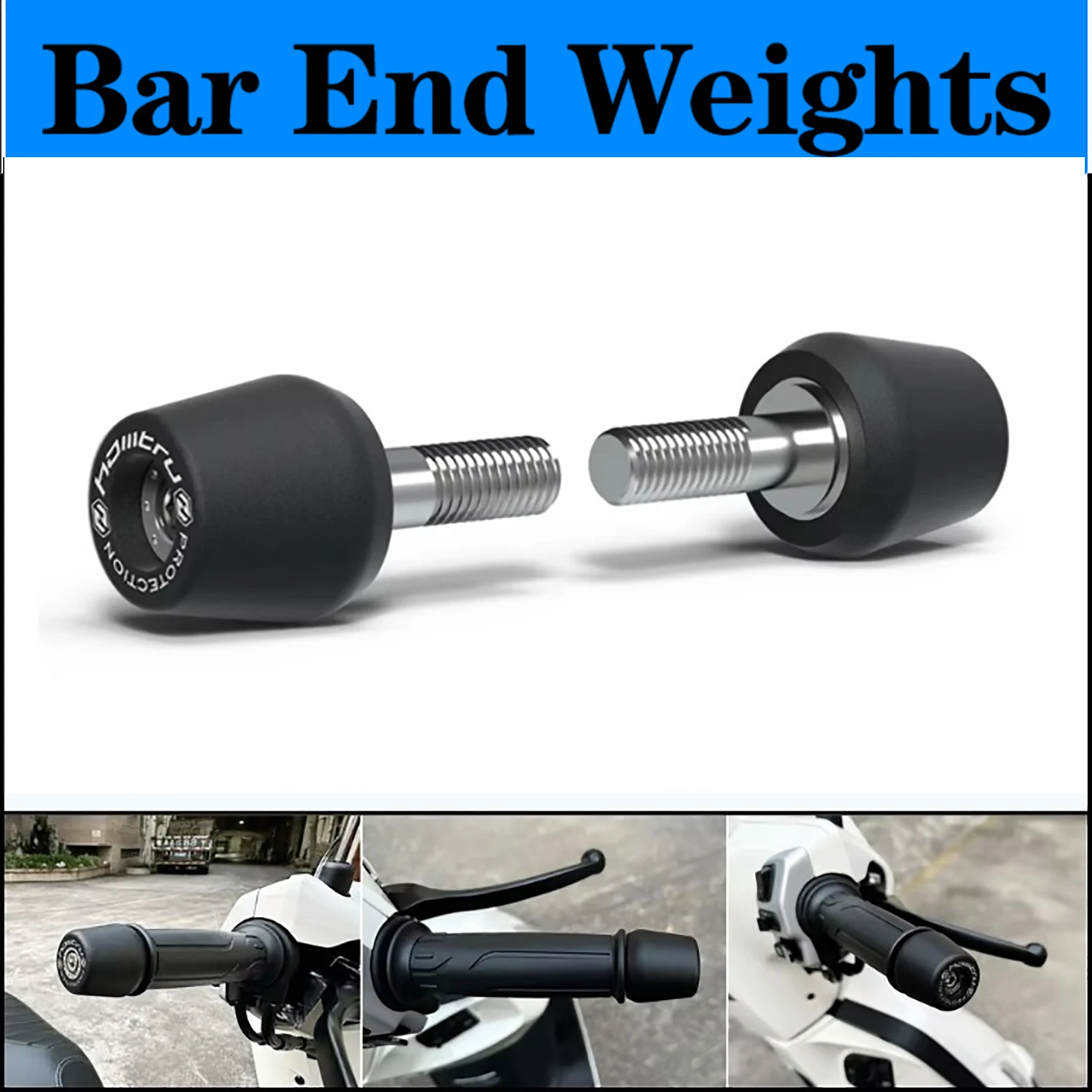 

For BMW R nineT /Pure /Urban G/S /Racer /Scrambler 2013-2023 Handle Bar End Weight Grips Cap