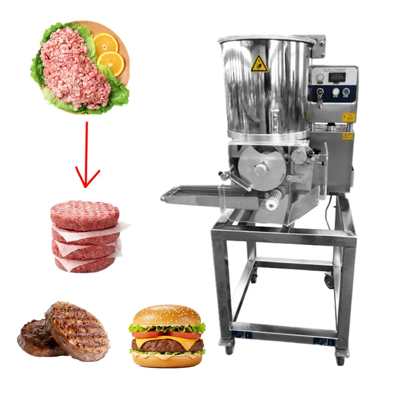 Electric Automatic Hamburger Patty Maker Fish-shaped Meat Pie Burger Patty Forming Machine Beef Meat Patty Forming Machine