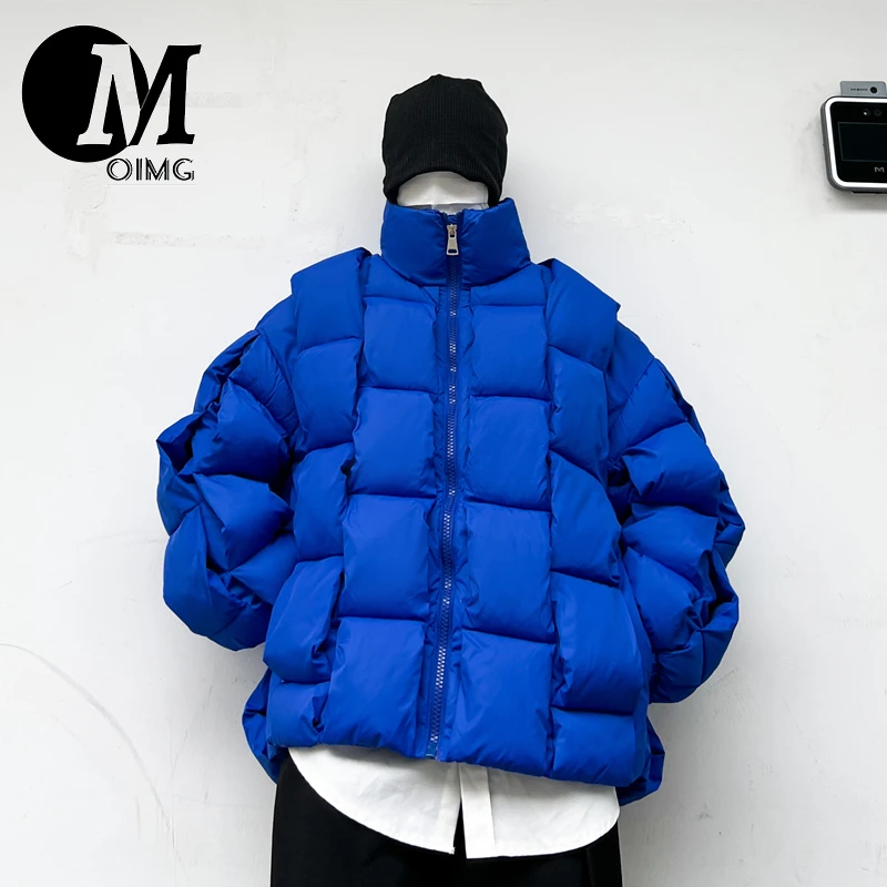 [OIMG] 8 Dark Yamamoto style niche men's thick down cotton jacket 913-F20-P165