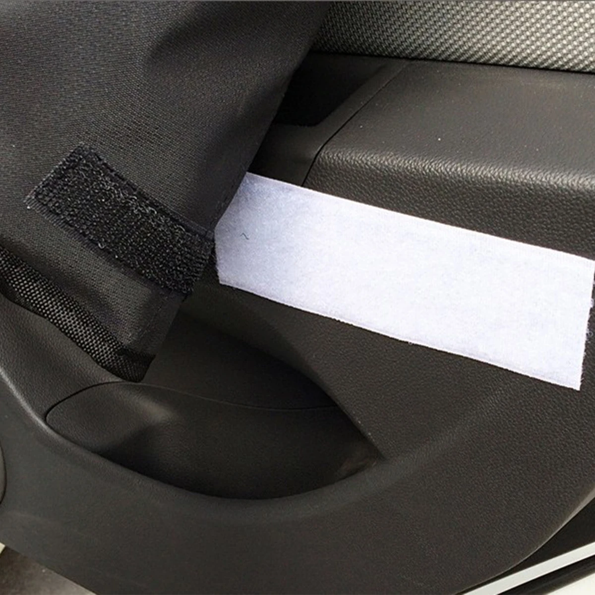 

2 Pcs Pet Mat Car Door Cover for Pets Dog Anti-kick Protector Black Covers Dogs