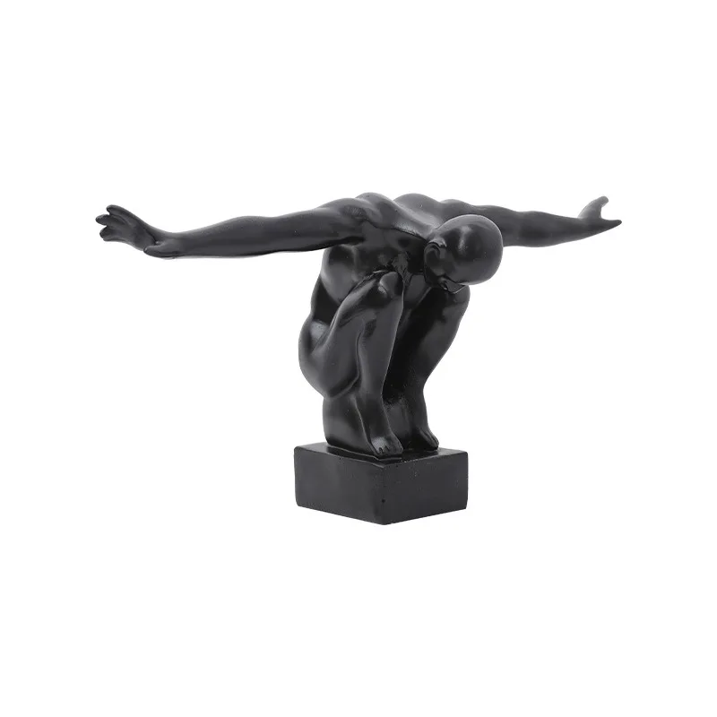 

Resin Crafts Ornament Office TV Cabinet Wine Cabinet Soft Decoration Sculpture Spreader