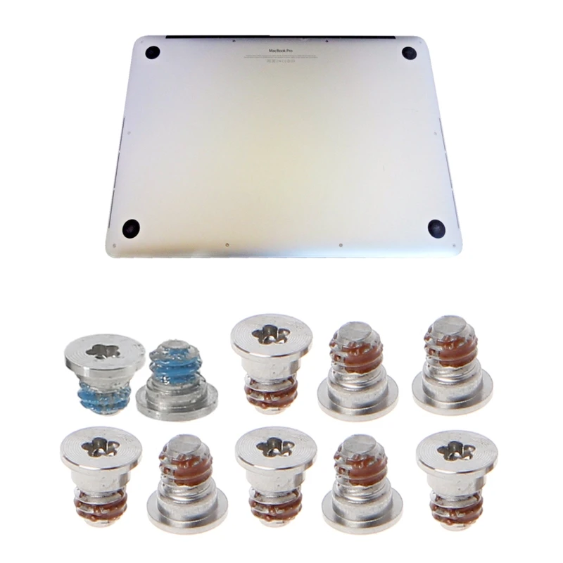 Cubierta trasera para ordenador portátil, tornillos pequeños para macBook Pro Retina A1398, A1425, A1502, 10 unidades