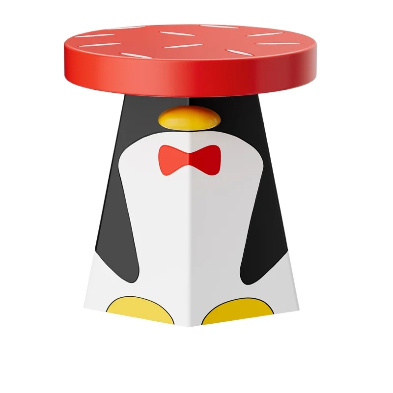 Dopamine Penguin Movable Side Table Floor Creative Sofa Coffee Table Living Room Furniture