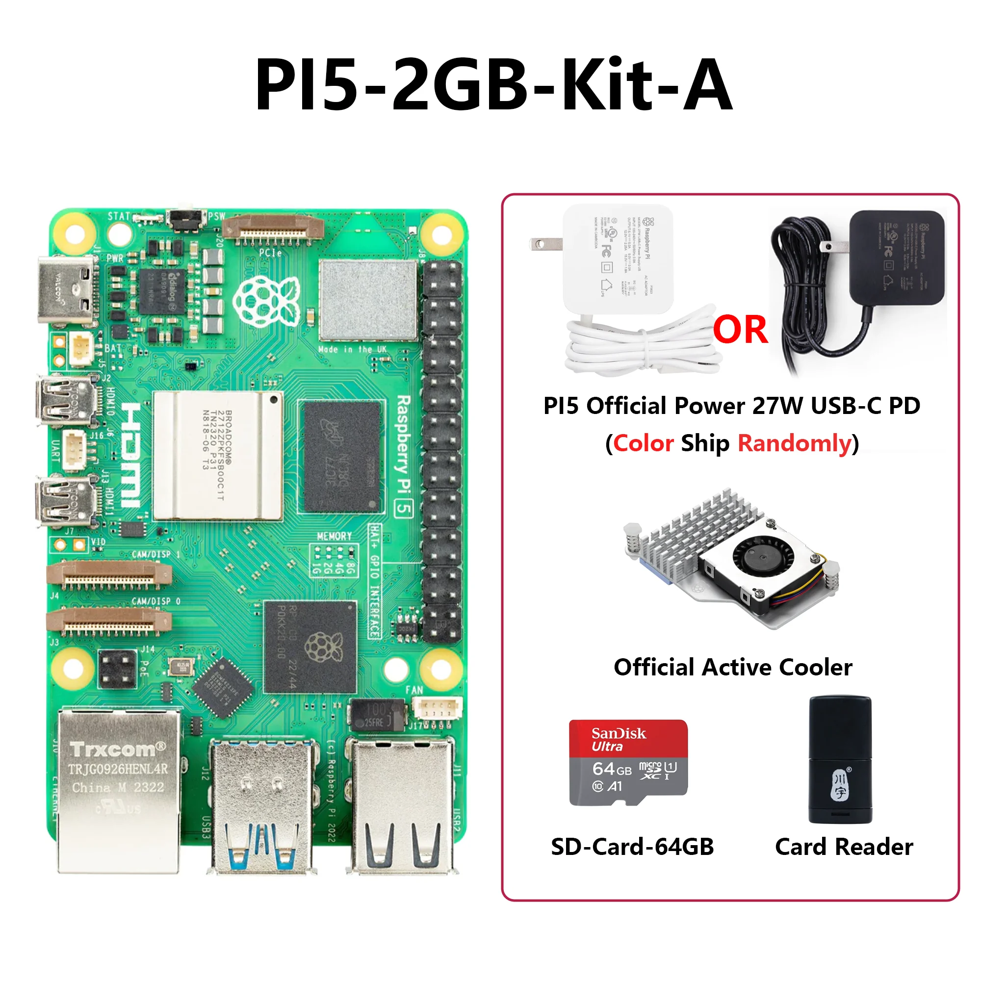 ミニPC Raspberry PI 5 ram 4GB Official Raspberry Pi 5 16GB 8GB 2GB 4GB Laptop Mini PC Computer