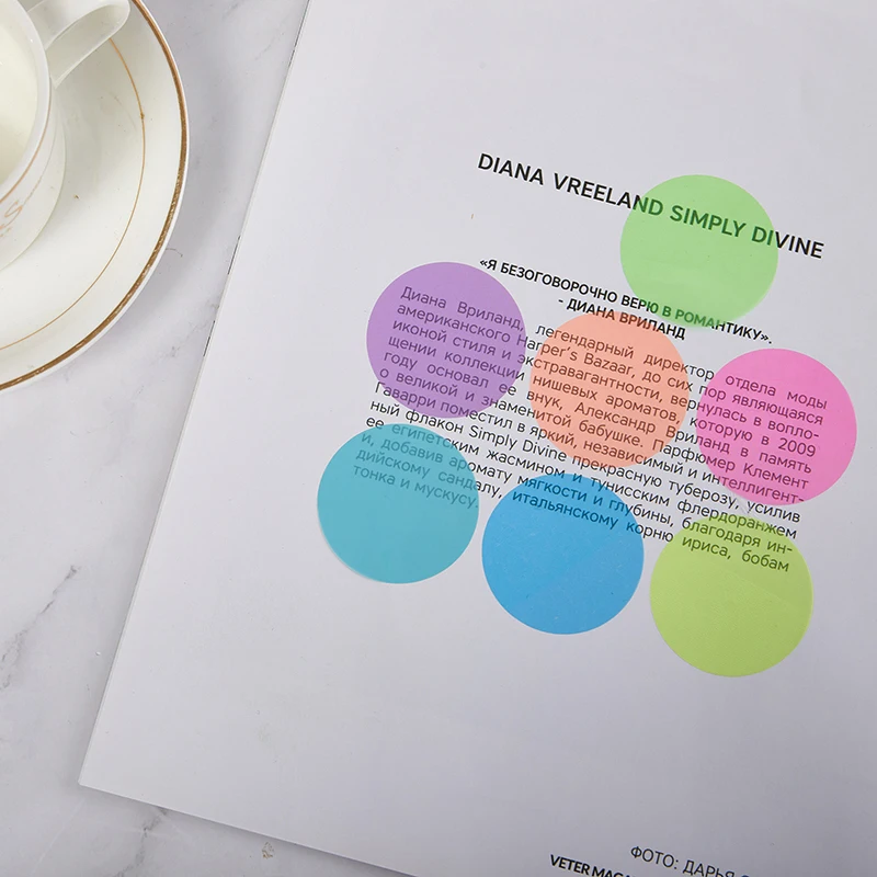 160Sheets Morandi Color Mini Stickers Colored Sticker Round Self-adhesive Label Transparent Index Stickers Office Supplies