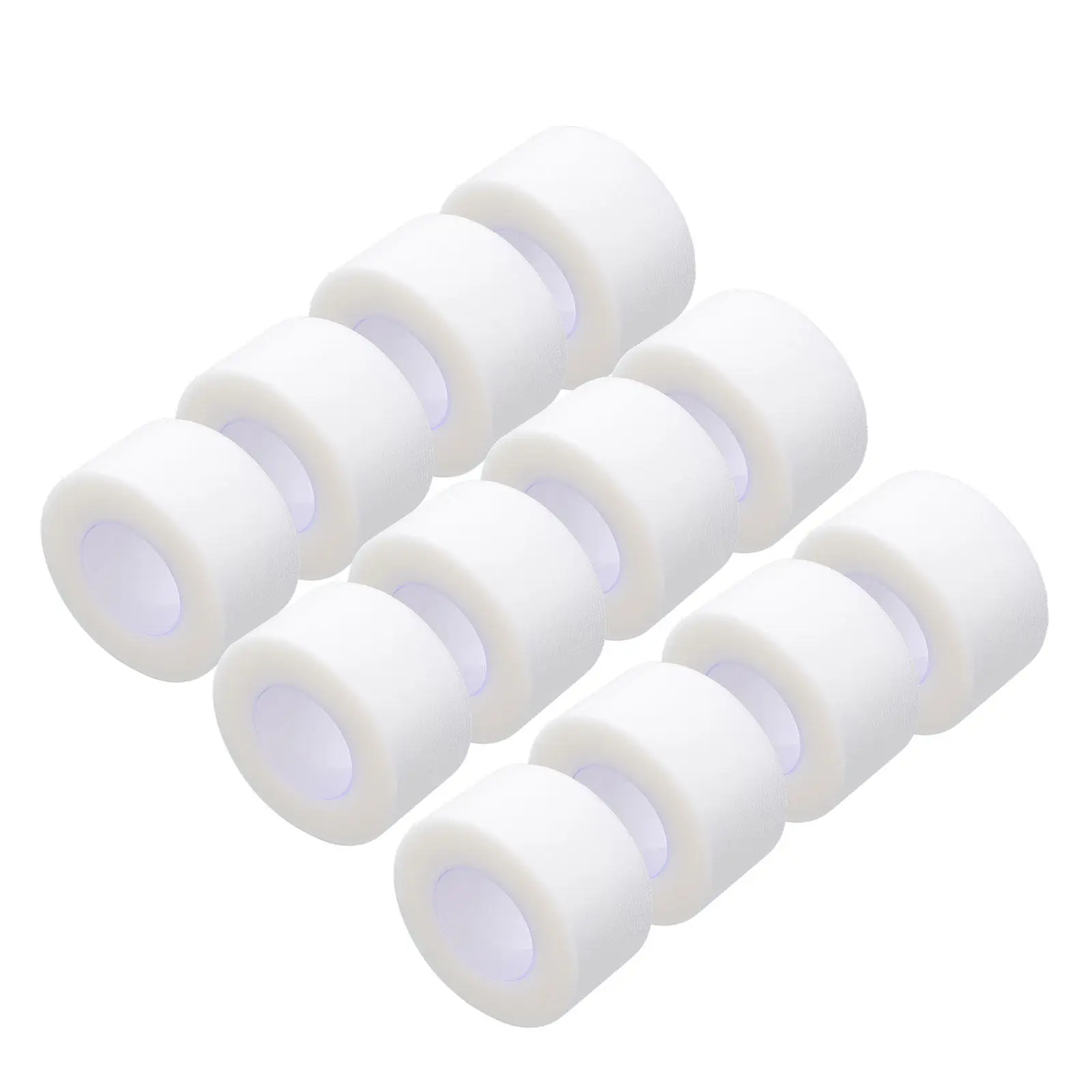 

12 Rolls Surgical Medical Tape Flexible Cut to Size Adhesive Wound Care Tape for Nursing Needle Tubing Fixing Breathable Skin