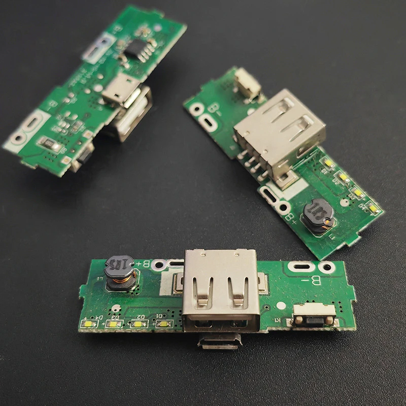 Lithium Battery Charger Board PCBA Circuit Board 3.7 To 5V 1A Micro/USB M3 Mobile Power Bank Power Motherboard Charging Module