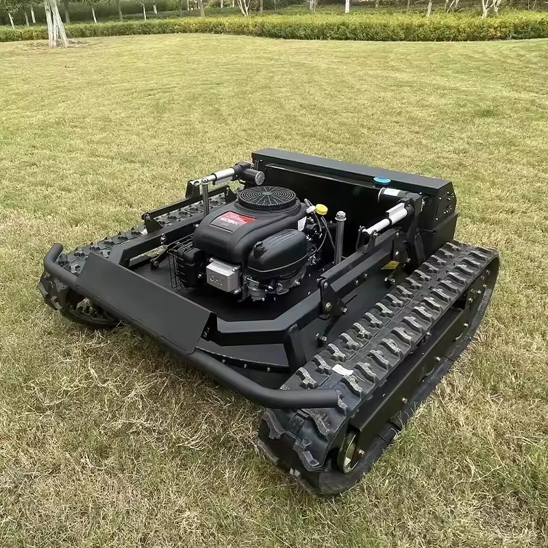 Customized Remote Control Lawn Mower 4-stroke High Torque Self-propelled Lawn Mower with Grass Collecting Bucket for Garden Use - Image 2