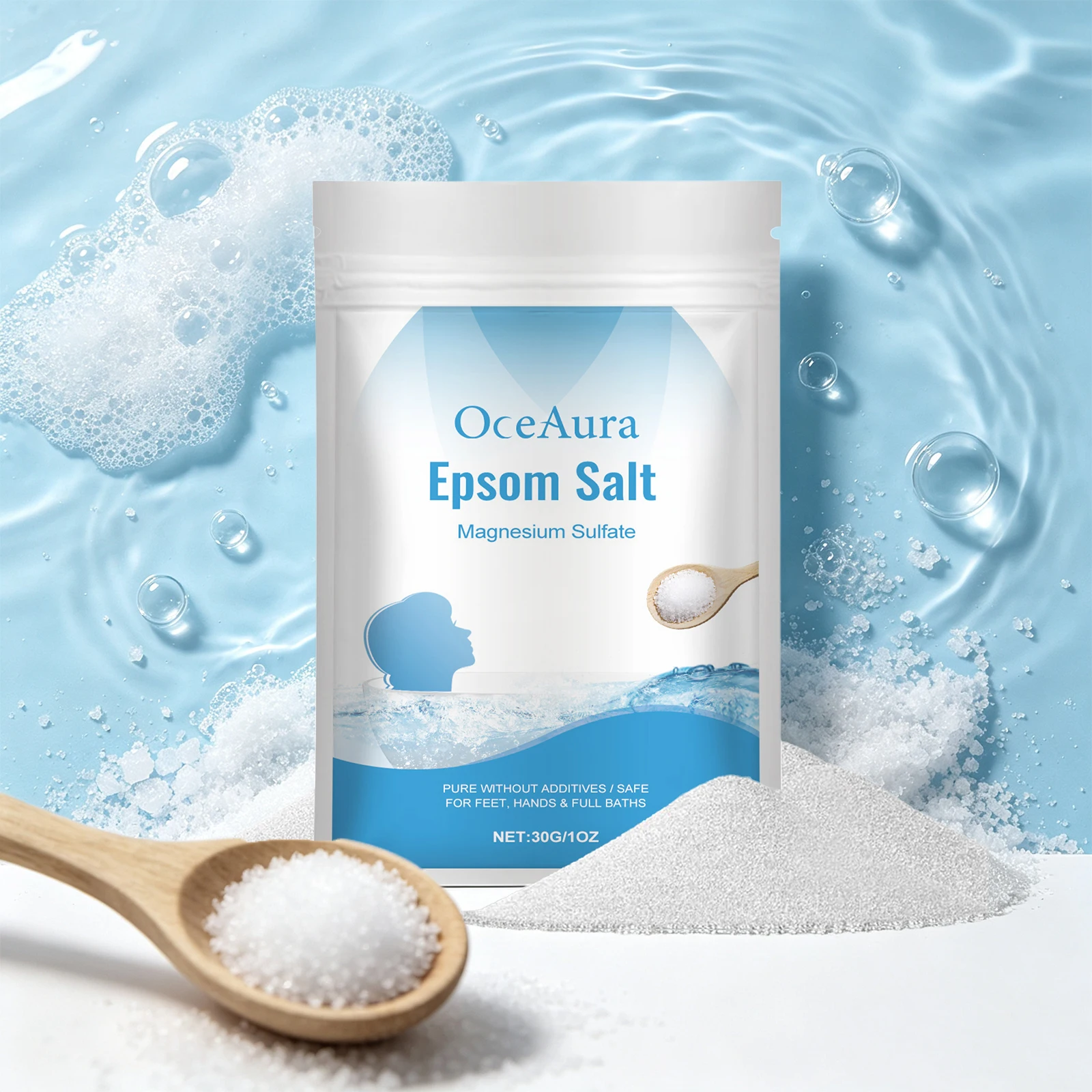 Bath Salts Magnesium - Sól do kąpieli nawilżająca, złuszczająca, zawierająca