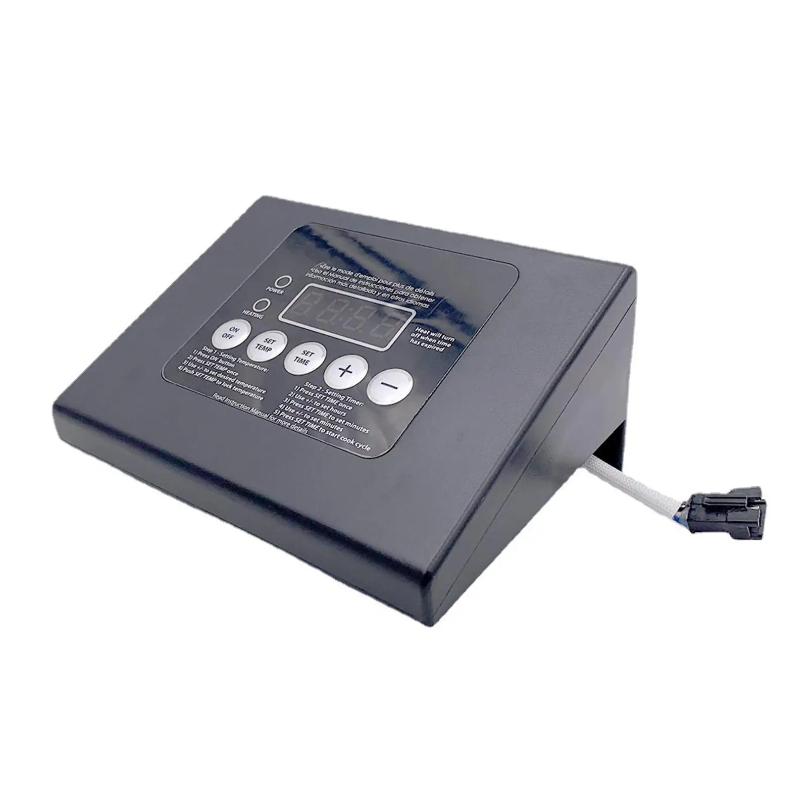 

BBQ Digital Thermostat Five Buttons Two Light Professional Multifunctional Sturdy Universal Electric Control Panel Controller