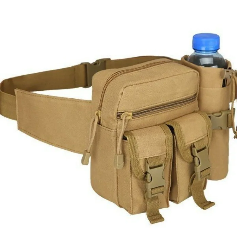 

Tactical Waist Bag Waterproof Nylon Men Fanny Pack Hiking Outdoor Camping Shoulder Bum Belt Sport Chest Bags