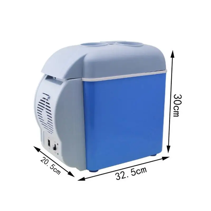 7.5L Mini Car Refrigerator 12V Portable Car Fridge For Cooling Warming Dual Use Travel Vehicle Electric Cooler Car Freezer