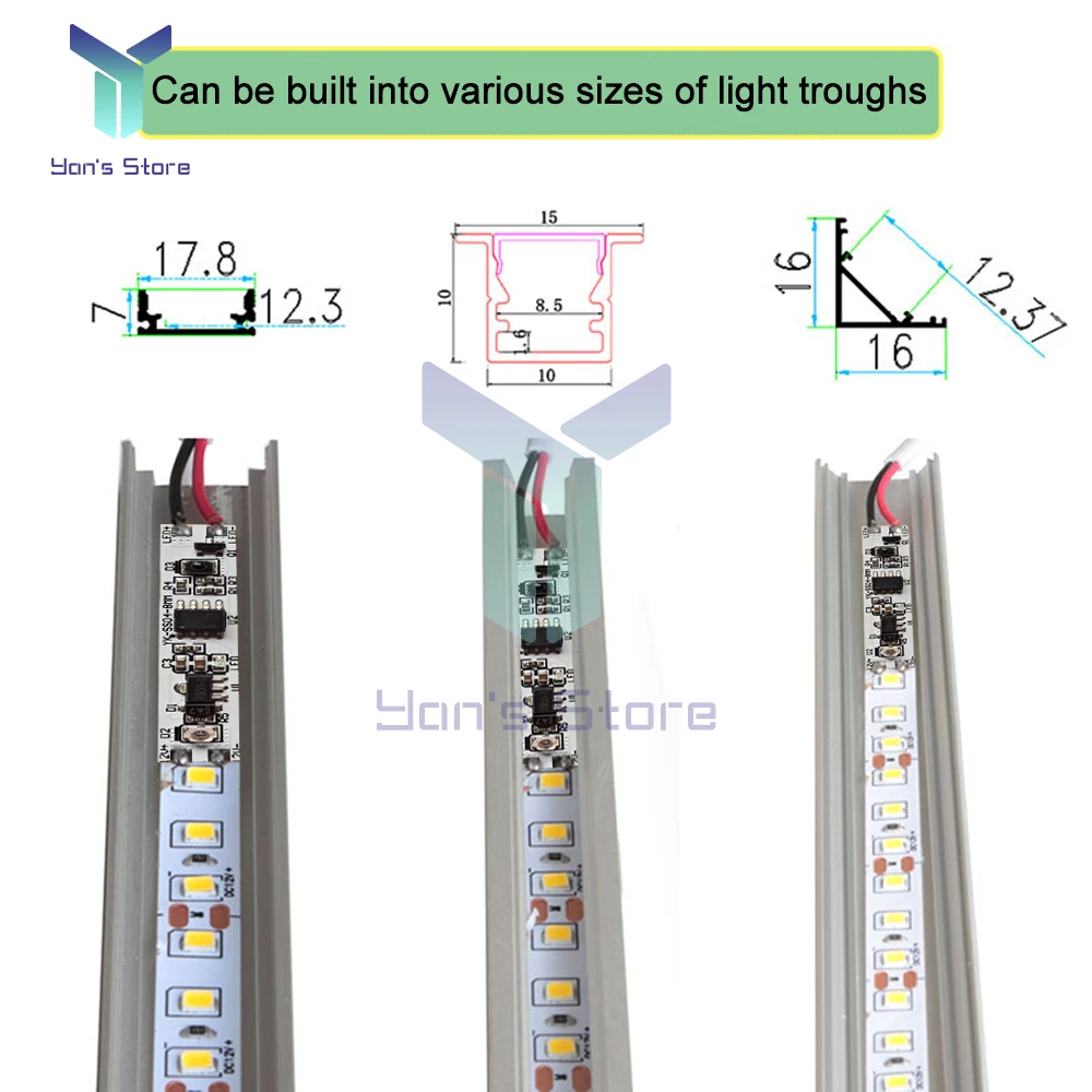 60W przełącznik ręcznego zamiatania czujnika ruchu 3.7-12V skanowanie ręczne czujnik podczerwieni włączania/wyłączania DIY LED światło szafkowe do