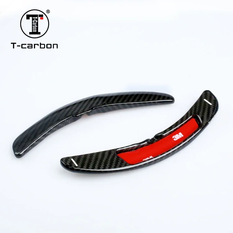 T-carbon Carbon Fiber Steering Wheel Paddle Shift For Porsche 911 981 Carrera Car Interior Accessories Paddle Shifter