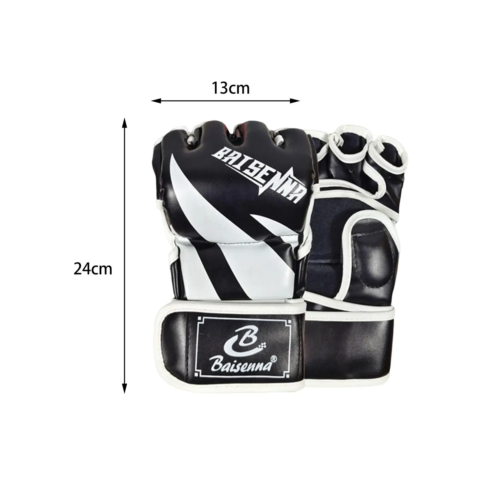 

Mma Gloves Half Finger Martial Arts Fighting Glove Adults Kick Boxing Gloves